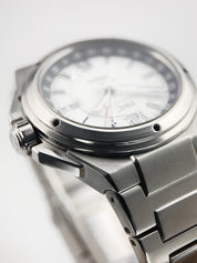 IWC Ingenieur Dual Time Steel Silver Dial 43mm Automatic Men's Watch IW324404