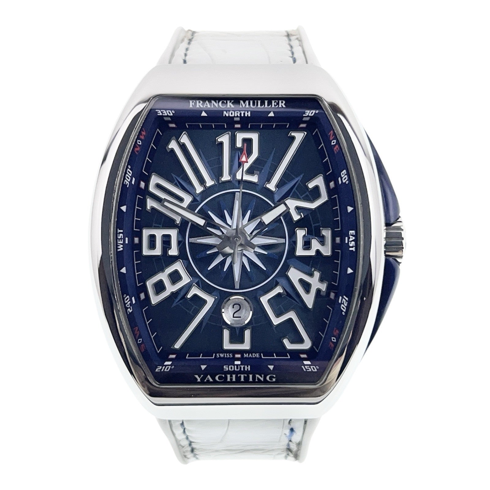 Franck Muller Vanguard Stainless Steel Blue Dial 45mm Automatic Men’s V45SCDT