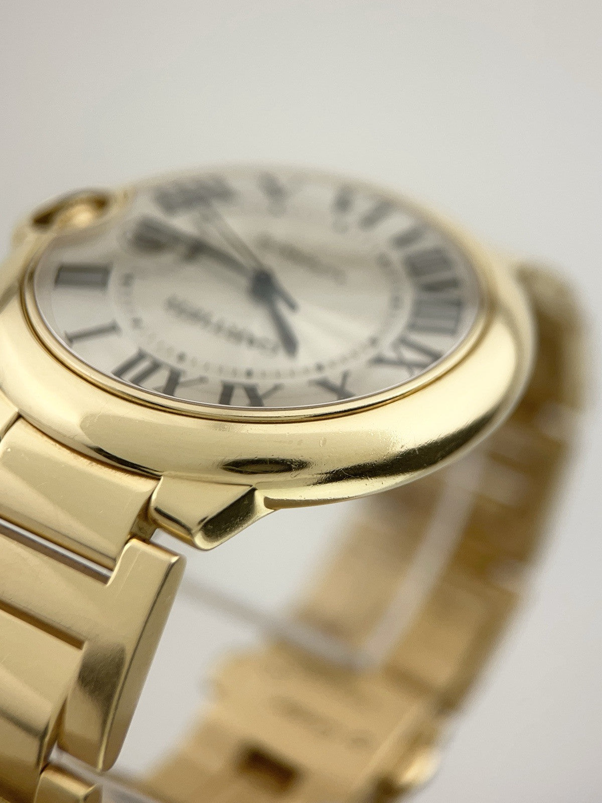 Cartier Ballon Bleu 18k Yellow Gold 42mm Silver Dial Automatic Men’s W69005Z2