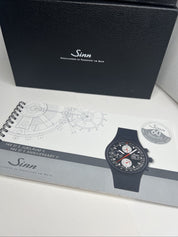 Sinn MODEL 144 Black PVD  60th Anniversary Day Date Chronograph w/ Box & Papers