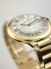 Cartier Ballon Bleu 18k Yellow Gold 42mm Silver Dial Automatic Men’s W69005Z2