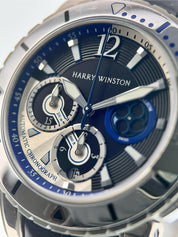 Harry Winston Chronograph 18k White Gold OCSACH44 Trade for Jack