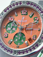 Hublot Big Bang Pop Steel Orange Dial 41mm Automatic Men's Watch