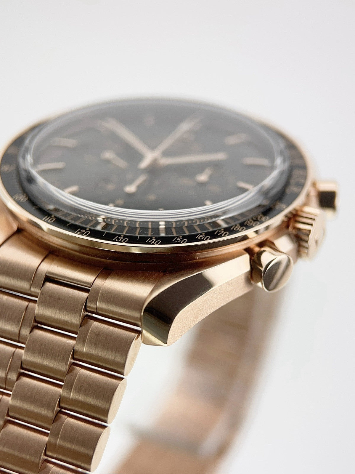 Omega Speedmaster 18k Rose Gold Black Dial 42mm Manual Wind 310.60.42.50.01.001