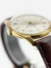 Vacheron Constantin 18k Gold 34mm Manual Wild Silver Dial Men's Watch 6509