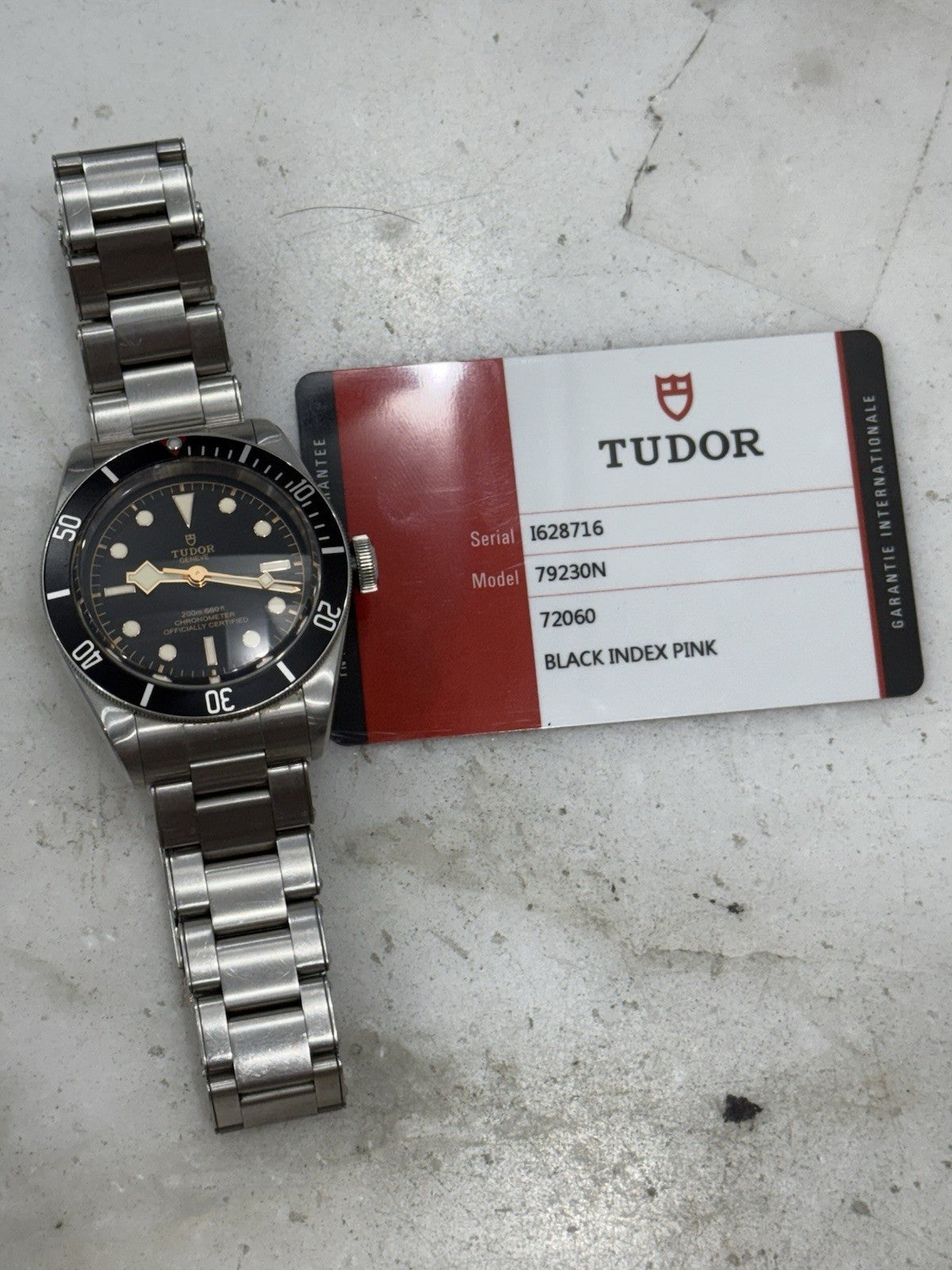 2016 Tudor Black Bay Heritage 79230N Stainless Steel 41mm Black Dial Box/Papers