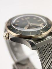 NEW 2025 Omega Seamaster Titanium GREEN Dial 42mm Watch 210.90.42.20.10.001