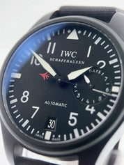 IWC Big Pilot Top Gun Ceramic Black Dial 48mm Automatic Men’s Watch IW501901