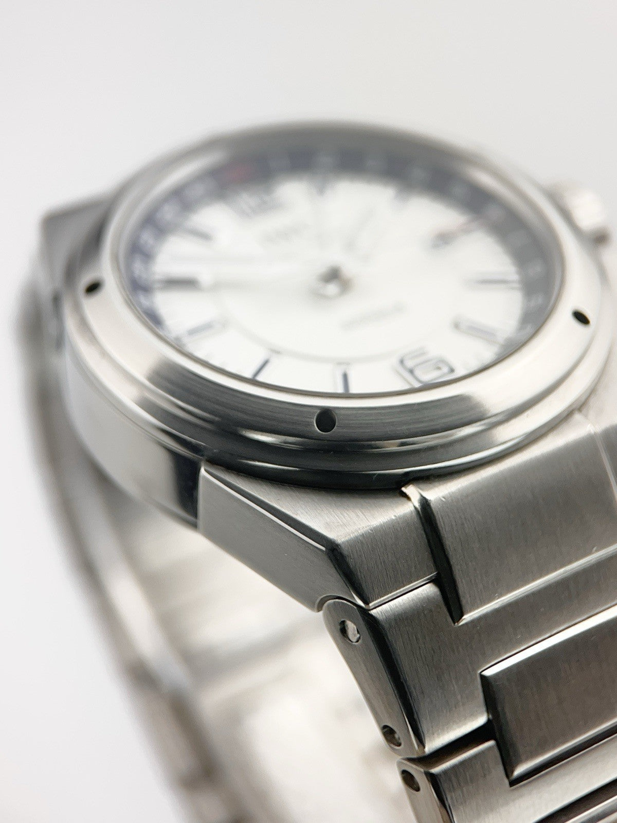 IWC Ingenieur Dual Time Steel Silver Dial 43mm Automatic Men's Watch IW324404
