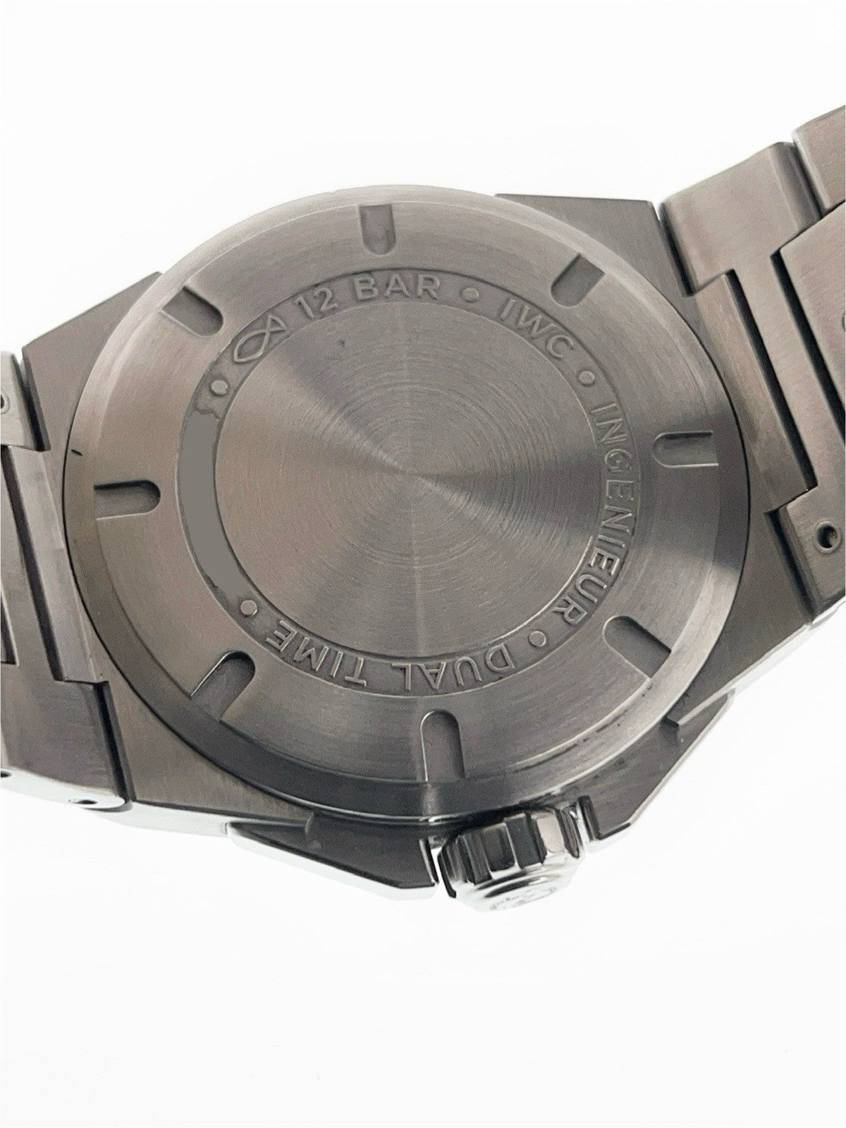IWC Ingenieur Dual Time Steel Silver Dial 43mm Automatic Men's Watch IW324404