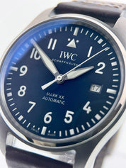 IWC Pilot Mark XX Stainless Steel Blue Dial 40mm Automatic Men’s Watch IW328203