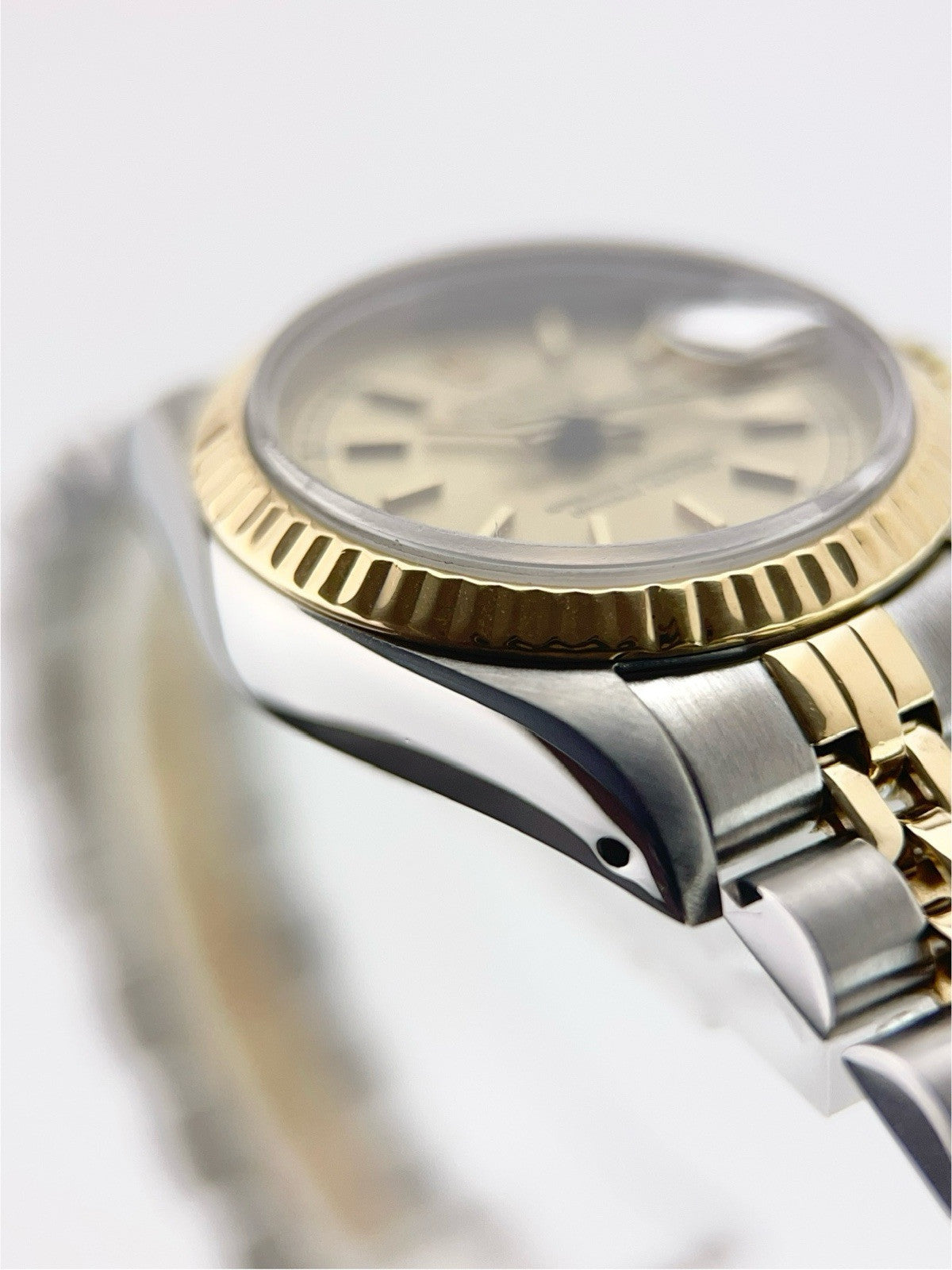 Rolex Lady-Datejust Gold/Steel Champagne Dial 26mm Automatic Womens Watch 69173