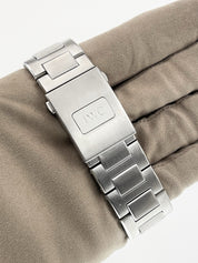 IWC Ingenieur Dual Time Steel Silver Dial 43mm Automatic Men's Watch IW324404