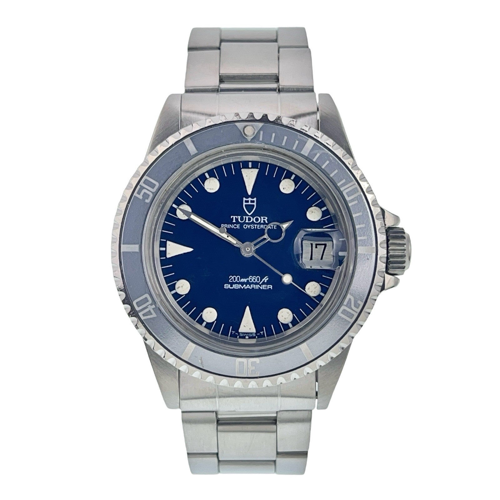 Tudor Submariner Stainless Steel Blue Dial 40mm Automatic Men’s Watch 76100