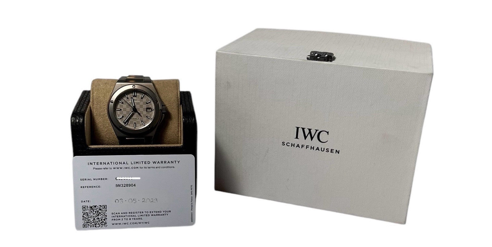 IWC Ingenieur Titanium Grey Dial 40mm Automatic Men’s Watch IW328904 - Box/Paper