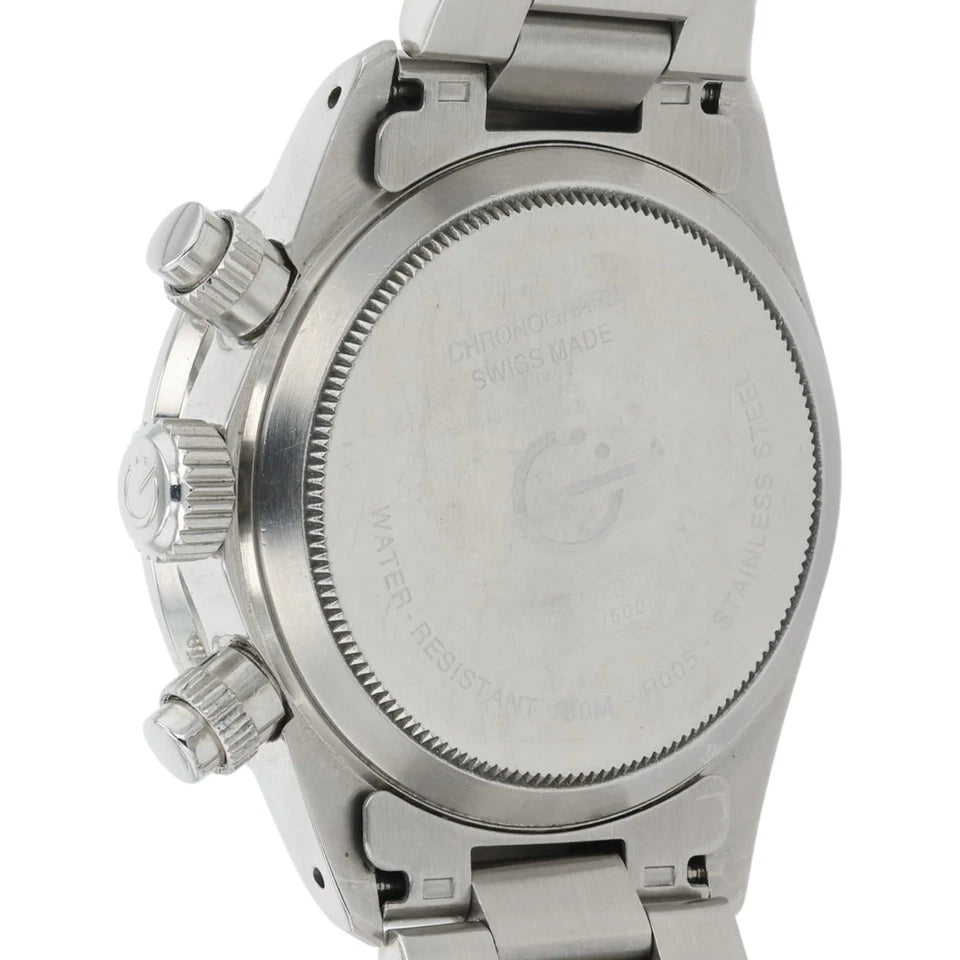 Gevril Tribeca Paul Newman Stainless Steel White Dial 37mm Automatic A508ANAA