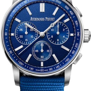 Audemars Piguet Code 11.59 Selfwinding Chronograph 41 mm Blue grained dial - 26439NB.OO.A346KB.01