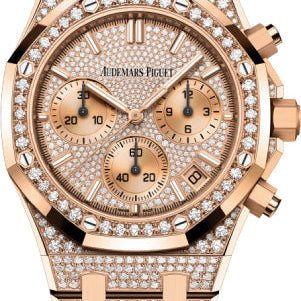 Diamond Paved Dial and Bracelet - 26242OR.ZZ.1322OR.01