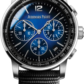 Audemars Piguet Code 11.59 Chronograph 41mm  White Gold Blue Dial - 26393BC.OO.A002KB.01