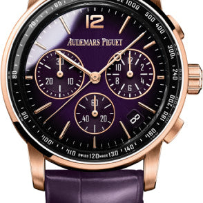 Sapphire Purple Dial Leather Strap - 26393OR.OO.A616CR.01