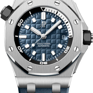 Audemars Piguet Royal Oak Offshore 42mm Diver Stainless Steel Blue Dial - 15720ST.OO.A027CA.01