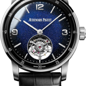 Audemars Piguet Code 11.59 Flying Tourbillon 41mm White Gold Blue Aventurine Dial | 26396BC.OO.D002CR.01