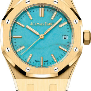 Audemars Piguet Royal Oak Yellow Gold Turquoise Dial 37mm | 15550BA.OO.1356BA.01