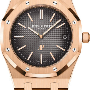 Audemars Piguet Royal Oak 39mm Jumbo Extra-ThinRose Gold Grey Dial - 16202OR.OO.1240OR.02
