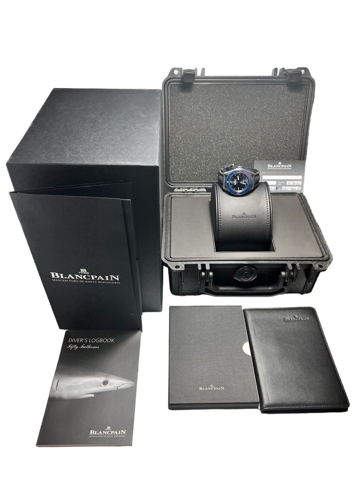 Blancpain Fifty Fathoms Barhyscaphe Steel Blue 38mm Automatic Men’s Watch 5100