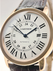 Cartier Ronde Solo 18k Rose Gold 42mm Automatic Men’s Watch 3801