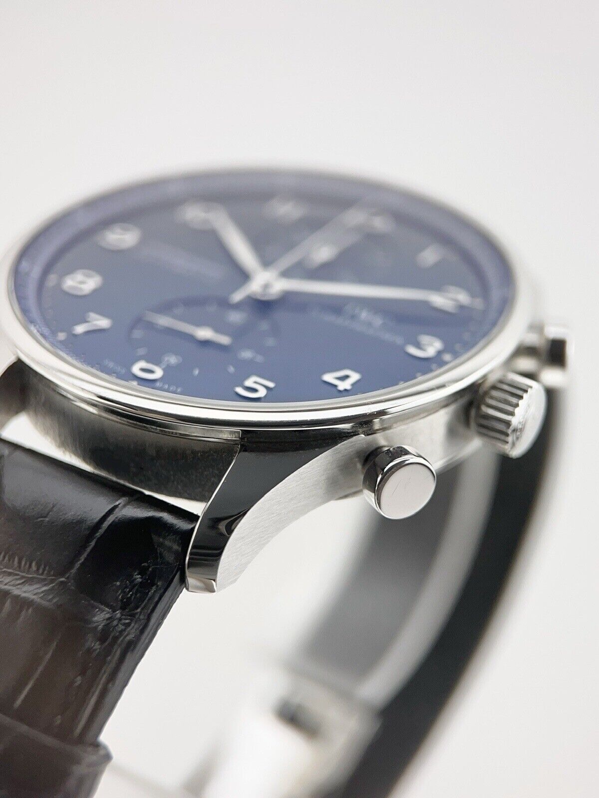 IWC Portuguese Chronograph Stainless Steel Blue 40mm Automatic Men’s Watch