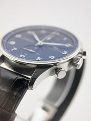 IWC Portuguese Chronograph Stainless Steel Blue 40mm Automatic Men’s Watch