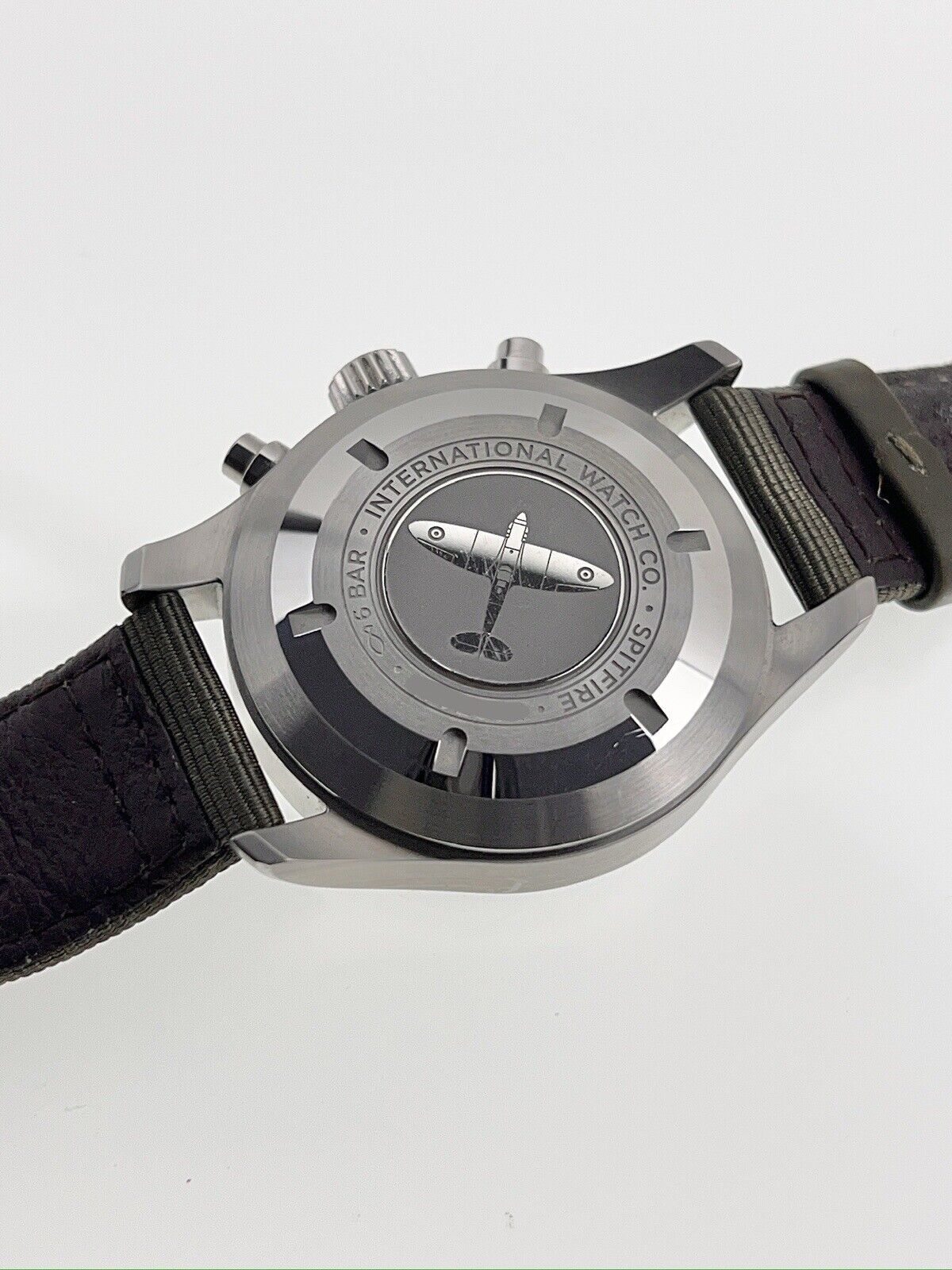 IWC Spitfire Chronograph Stainless Steel Black 41mm Automatic Men’s IW387901 B/P