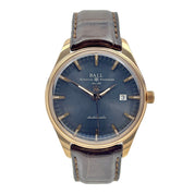 Ball Watch Trainmaster Automatic 40mm Gray Dial 18k Rose Gold NM2888D