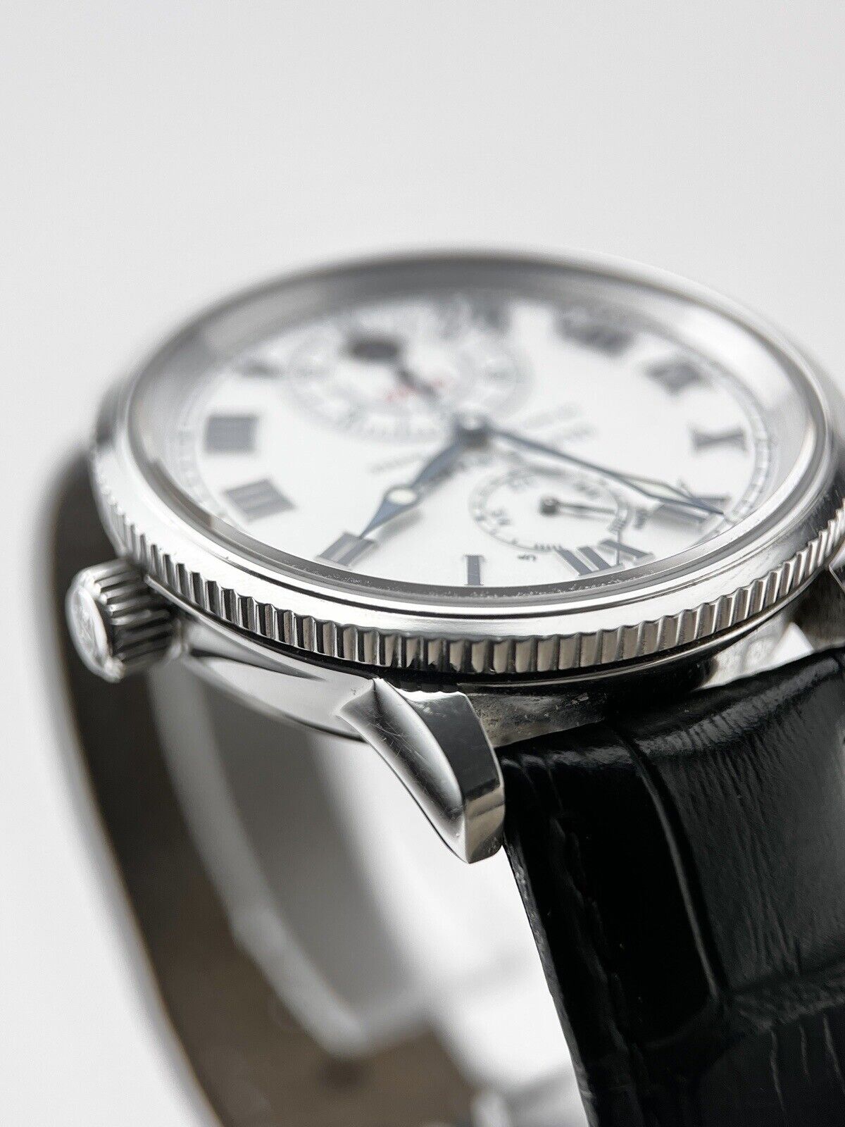 Ulysse Nardin Marine Chronomaster Ref-263-22 Automatic 38mm White Dial B&P