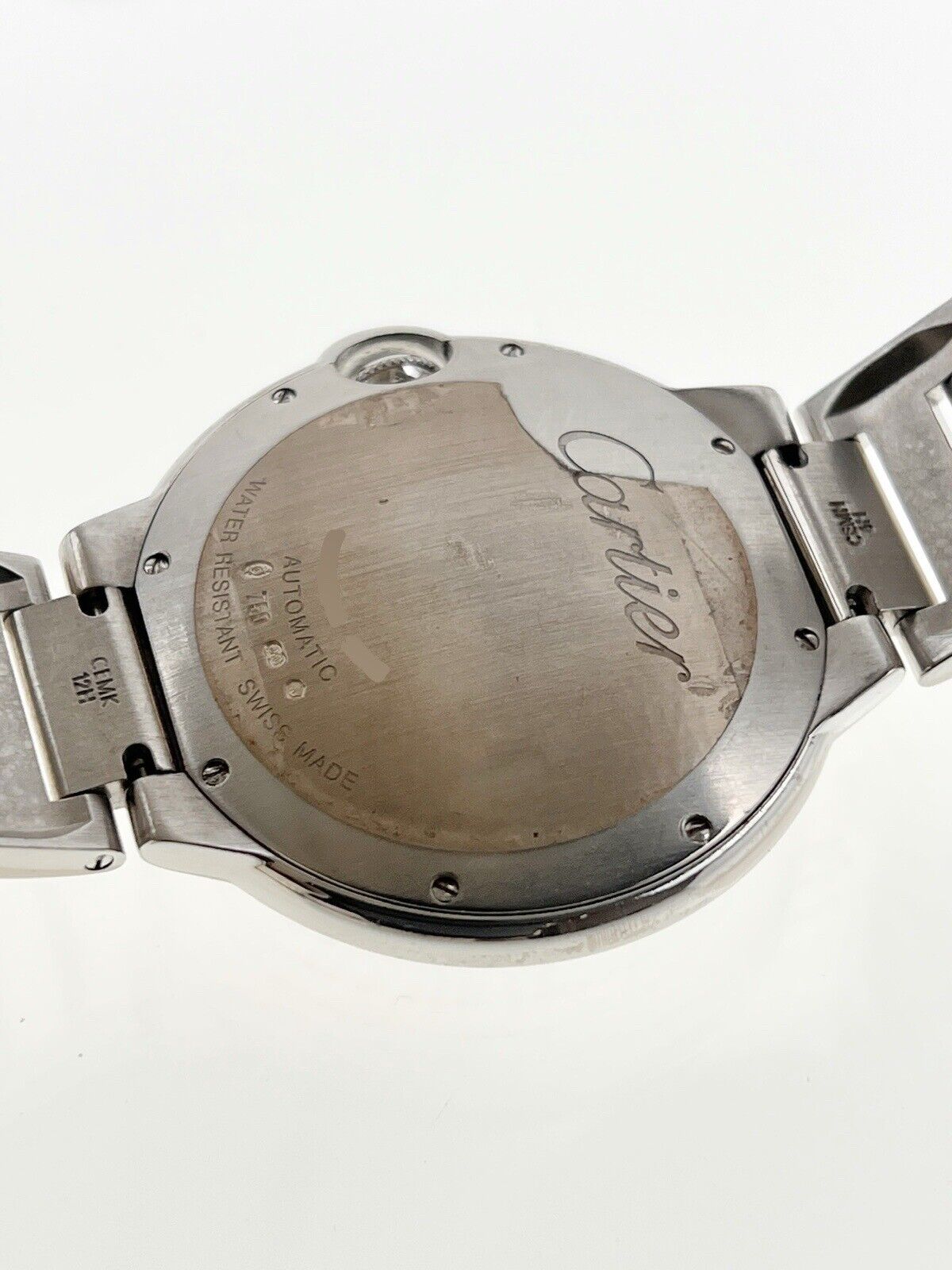 Cartier Ballon Men's Automatic 42mm FULL 18k White Gold 3000 - B&P