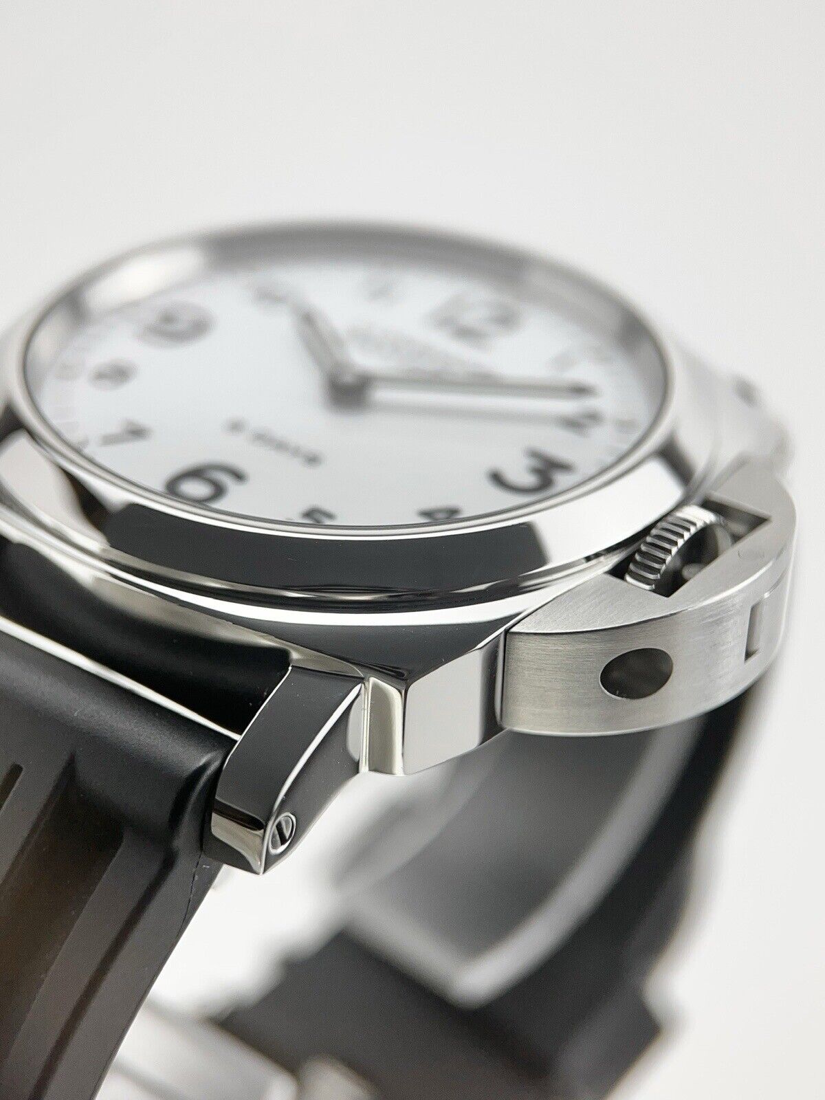 Panerai Luminor Base 8 Days Manual Wind Watch 44mmm White Dial PAM00561 - B&P