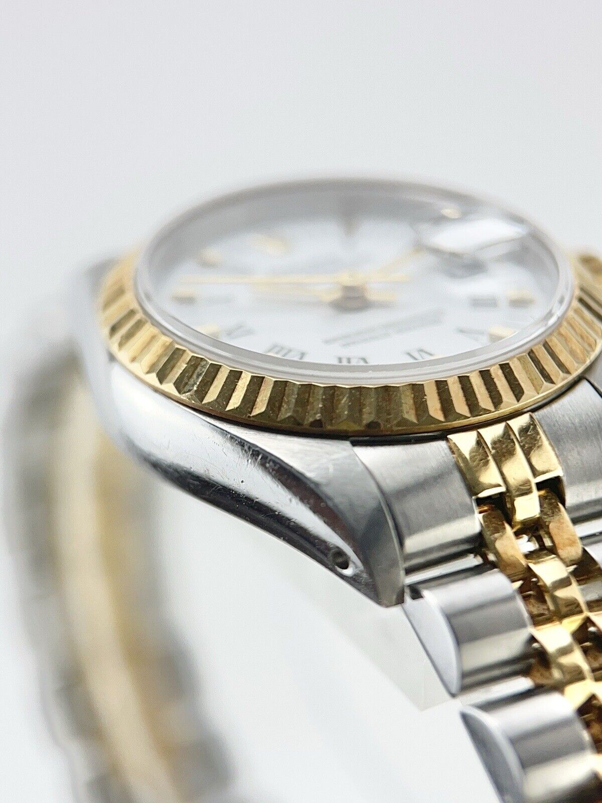 Rolex Lady Datjust Stainless Steel & Gold White Dial 26mm Automaitc Women Watch