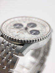 Breitling Navitimer Stainless Steel White Dial 42mm Automatic Mens Watch A23322