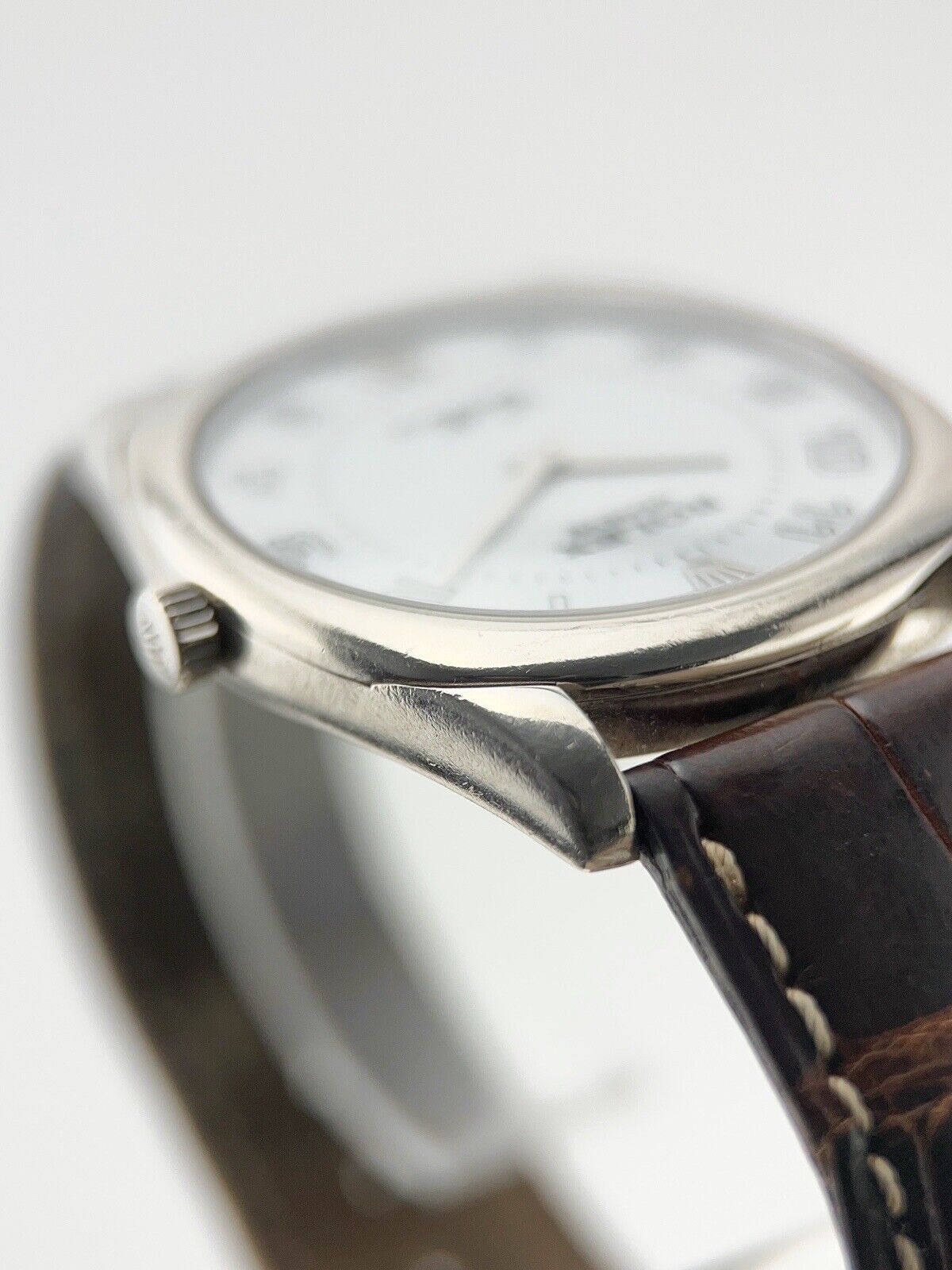 Rolex Cellini Danaos 18k White Gold 33x40mm Manual Wind Men’s Watch 4233