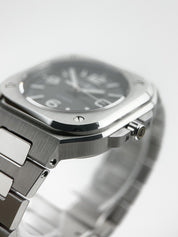 Bell＆Ross Black Steel BR05 Date black Dial Automatic Men's Watch 40mm B&P