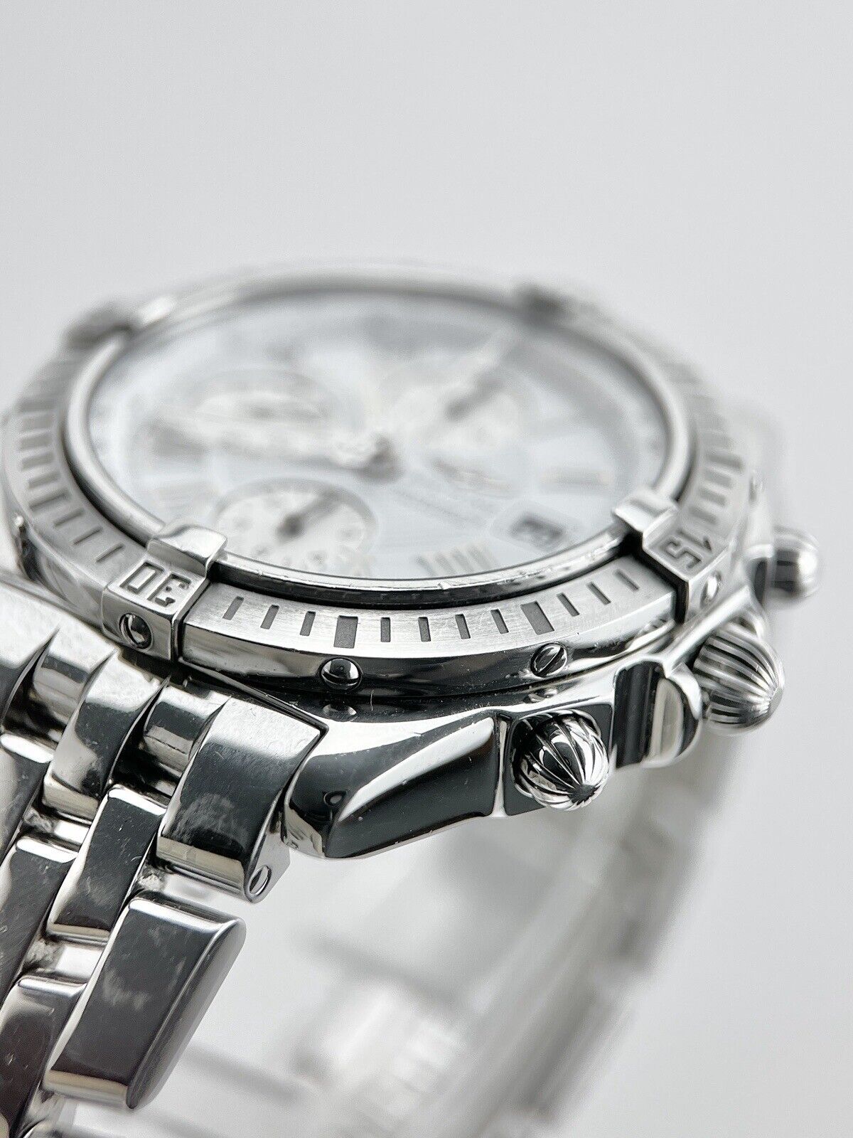 Breitling Crosswind Chronograph Automatic 43mm White Dial A13355 - Watch Only