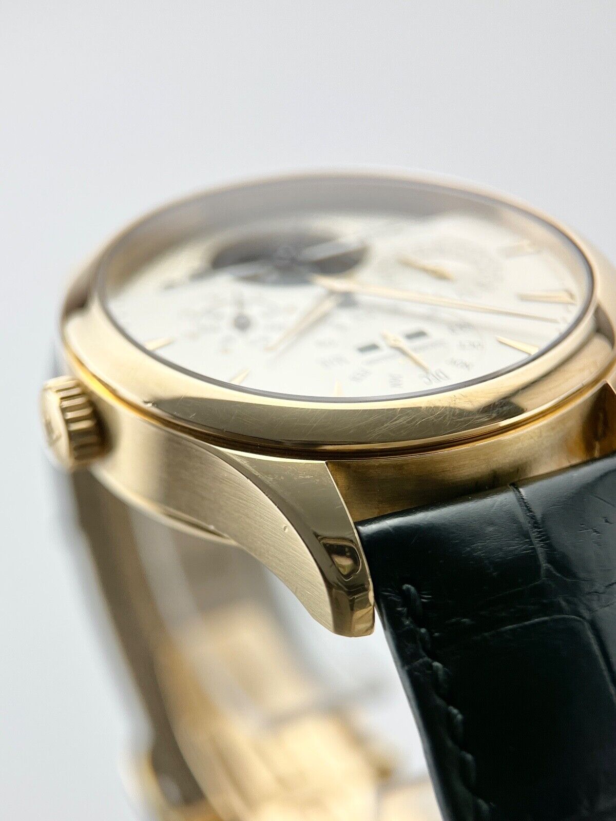 Jaeger Lecoultre Master Grand Tradition Tourbillon Perpetual 18K Gold Watch