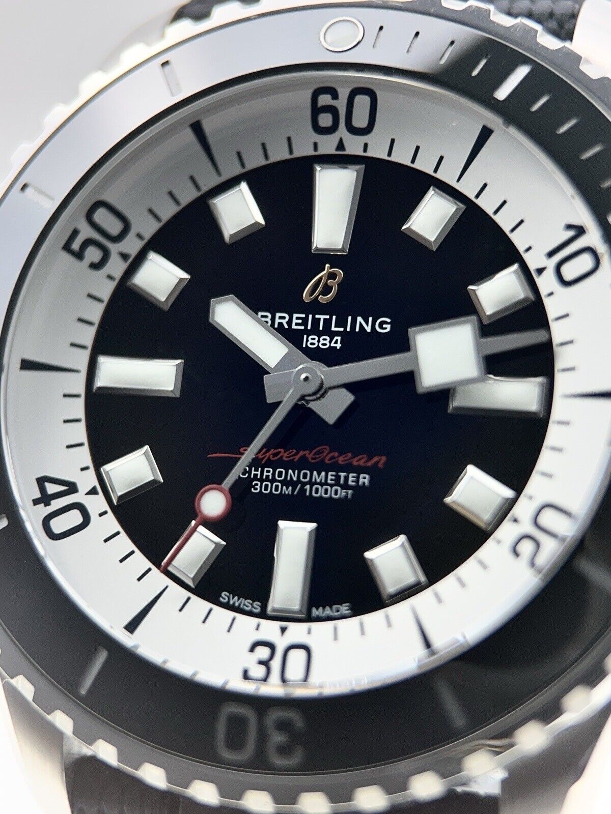 Breitling Superocean 46 Stainless Steel Black 46mm Automatic Men’s Watch A17378