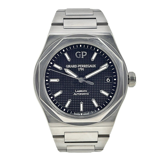 Girard Perregaux Laureato Steel Black 42mm Automatic Men’s Watch 81010
