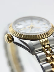 Rolex Lady Datjust Stainless Steel & Gold White Dial 26mm Automaitc Women Watch