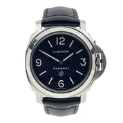 Panerai Base Logo Stainless Steel Black 44mm Automatic Men’s Watch PAM00000