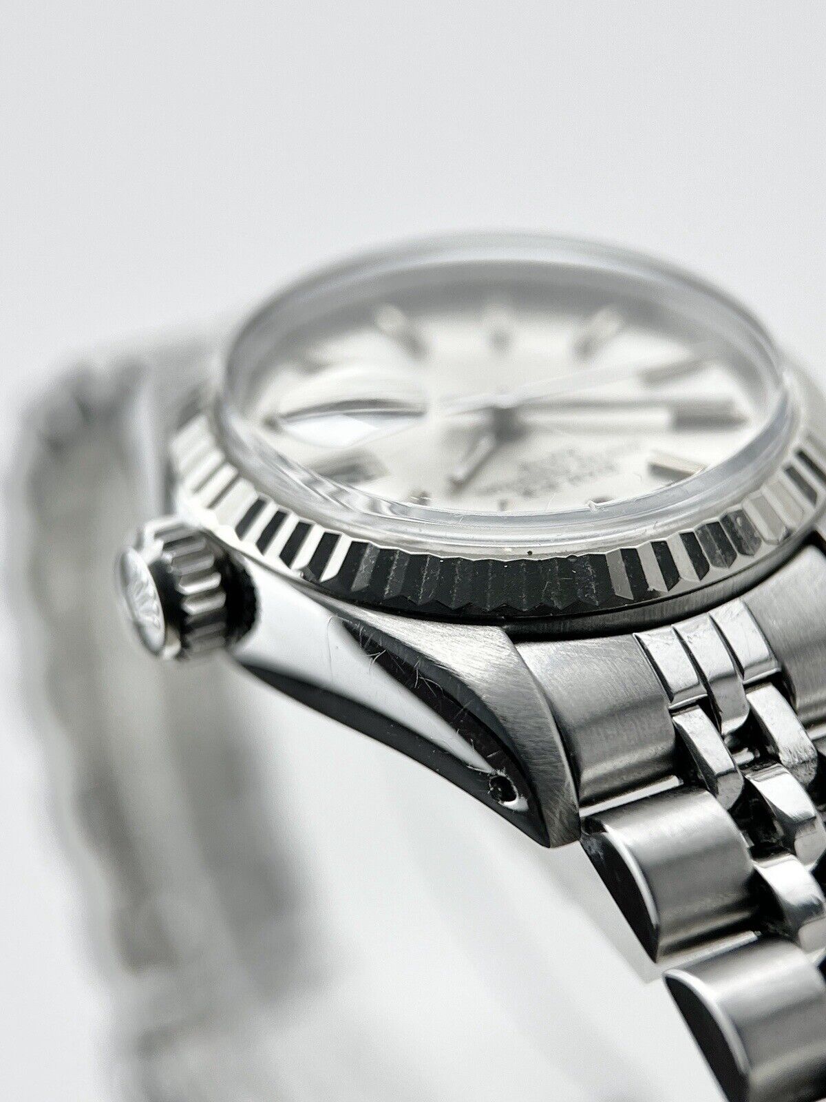 Rolex Lady-Datejust Automatic Watch 26mm Silver Dial 6917 - Watch Only