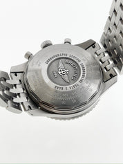 Breitling Navitimer Stainless Steel White Dial 42mm Automatic Mens Watch A23322