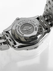 Breitling A71356 Cockpit Lady 32mm Quartz Watch Mother-of-pearl Diamond Dial
